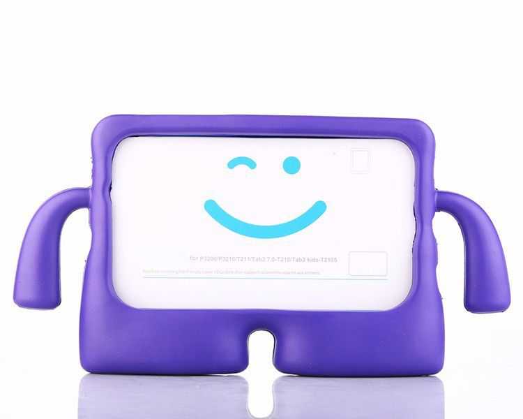 Galaxy Tab 3 7.0 T210 Zore iBuy Standlı Tablet Kılıf Mor