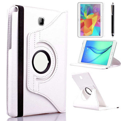 Galaxy Tab A 10.1 2016 P580 Zore Dönebilen Standlı Kılıf Beyaz