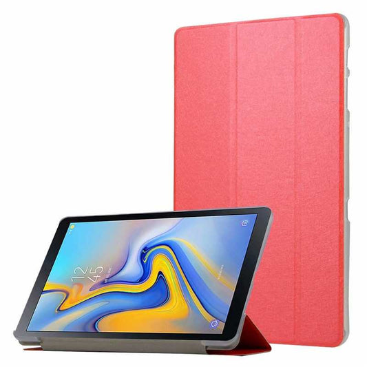 Galaxy Tab A T590 Zore Smart Cover Standlı 1-1 Kılıf Kırmızı