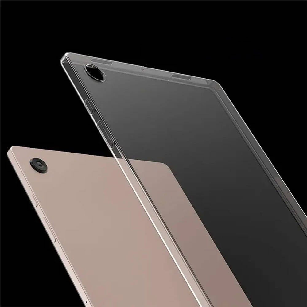 Galaxy Tab A9 Kılıf Zore Tablet Süper Silikon Kapak Renksiz