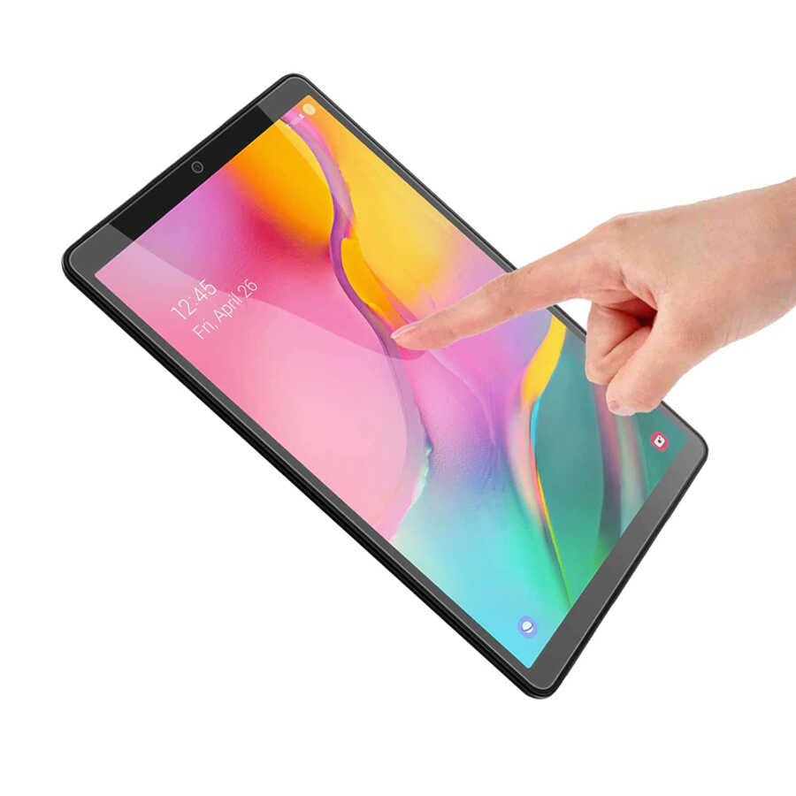 Galaxy Tab A9 Plus Zore 5in1 Tablet Temperli Cam Ekran Koruyucu Renksiz