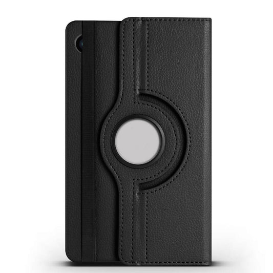 Galaxy Tab A9 Plus Zore Dönebilen Standlı Kılıf Siyah