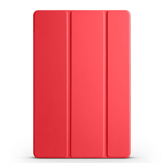 Galaxy Tab A9 Plus Zore Smart Cover Standlı 1-1 Kılıf Kırmızı
