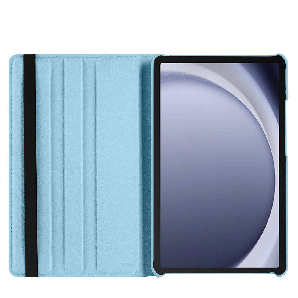 Galaxy Tab A9 Zore Dönebilen Standlı Kılıf Mavi