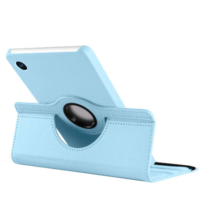 Galaxy Tab A9 Zore Dönebilen Standlı Kılıf Pembe Koyu