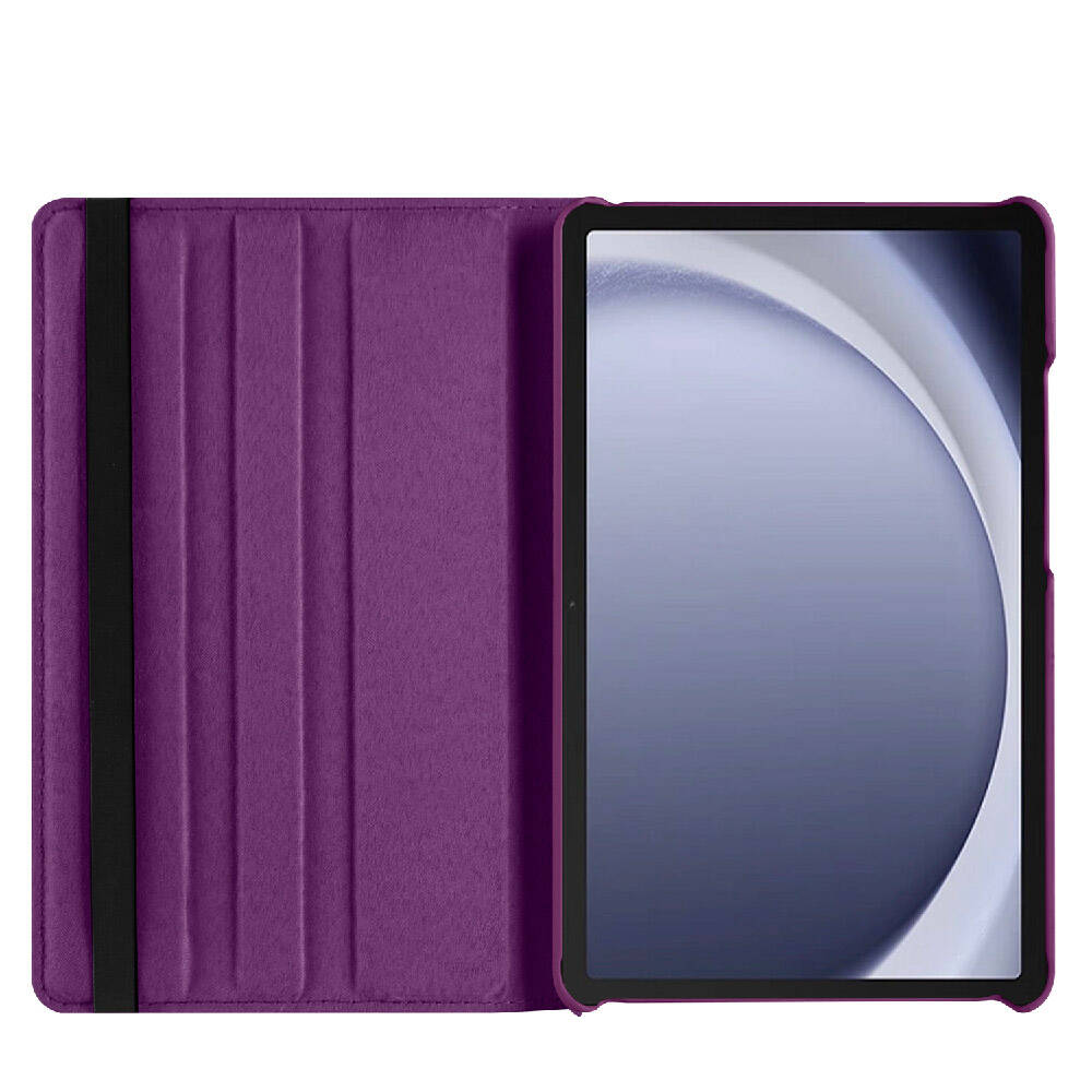 Galaxy Tab A9 Zore Dönebilen Standlı Kılıf Pembe Koyu