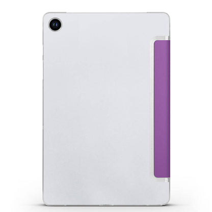 Galaxy Tab A9 Zore Smart Cover Standlı 1-1 Kılıf Mor