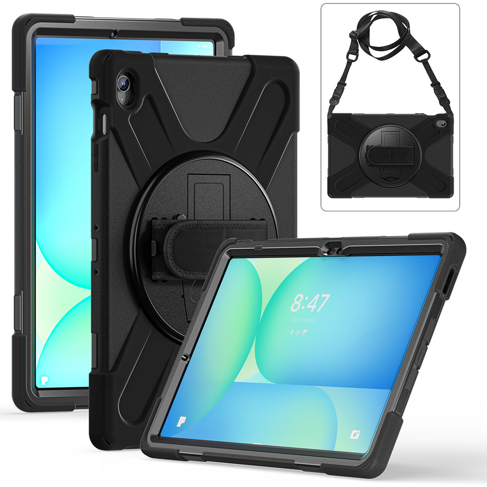 Galaxy Tab S10 FE Plus Zore Defender Tablet Silikon Siyah