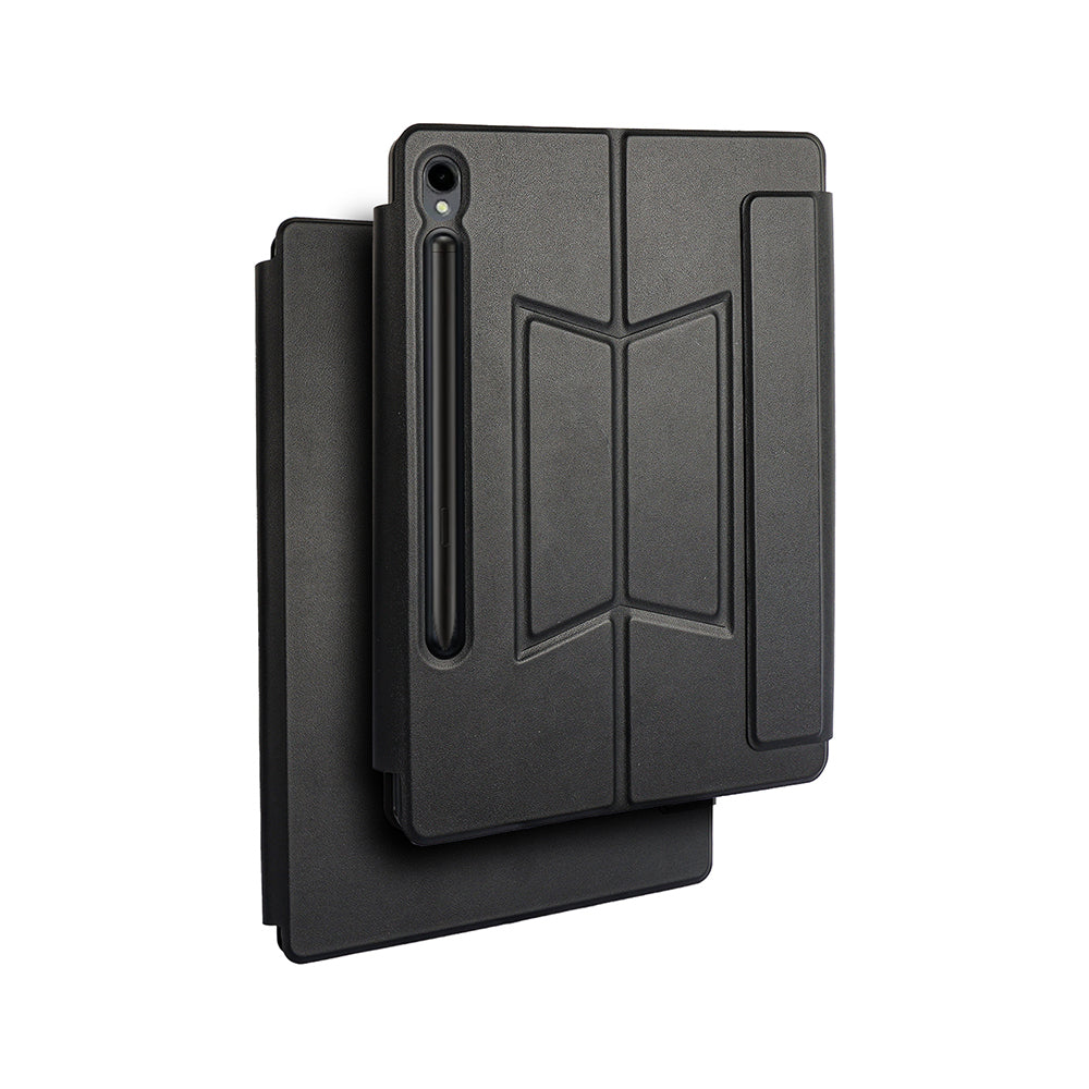 Galaxy Tab S10 FE Zore Border Keyboard Bluetooh Bağlantılı Standlı Klavyeli Tablet Kılıfı