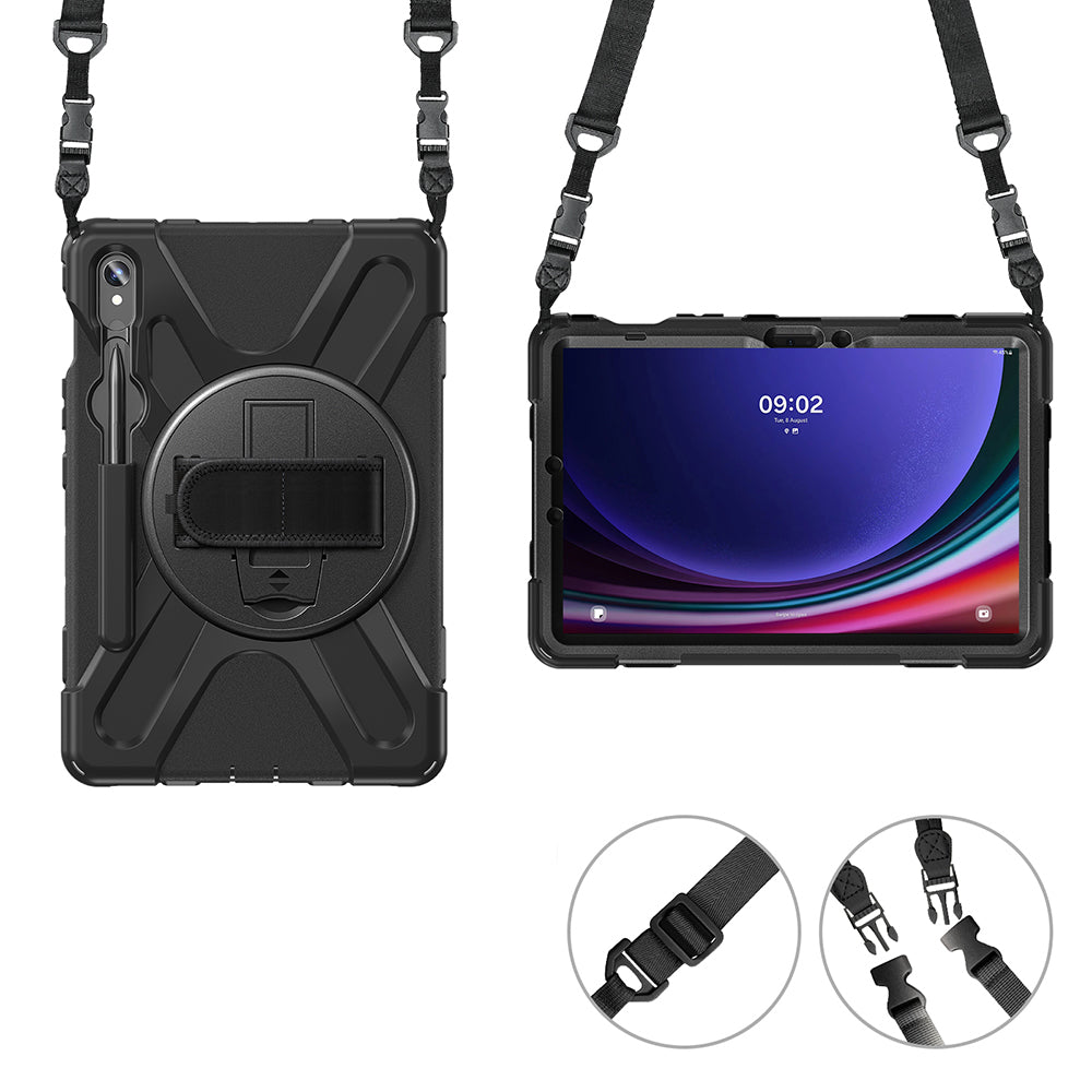 Galaxy Tab S10 FE Zore Defender Tablet Silikon Siyah