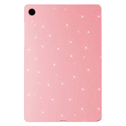 Galaxy Tab S10 Lite Simli Parlak Görünümlü Zore Tablet Koton Kılıf Pembe Koyu
