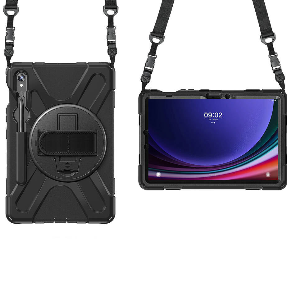 Galaxy Tab S10 Lite Zore Defender Tablet Silikon Siyah