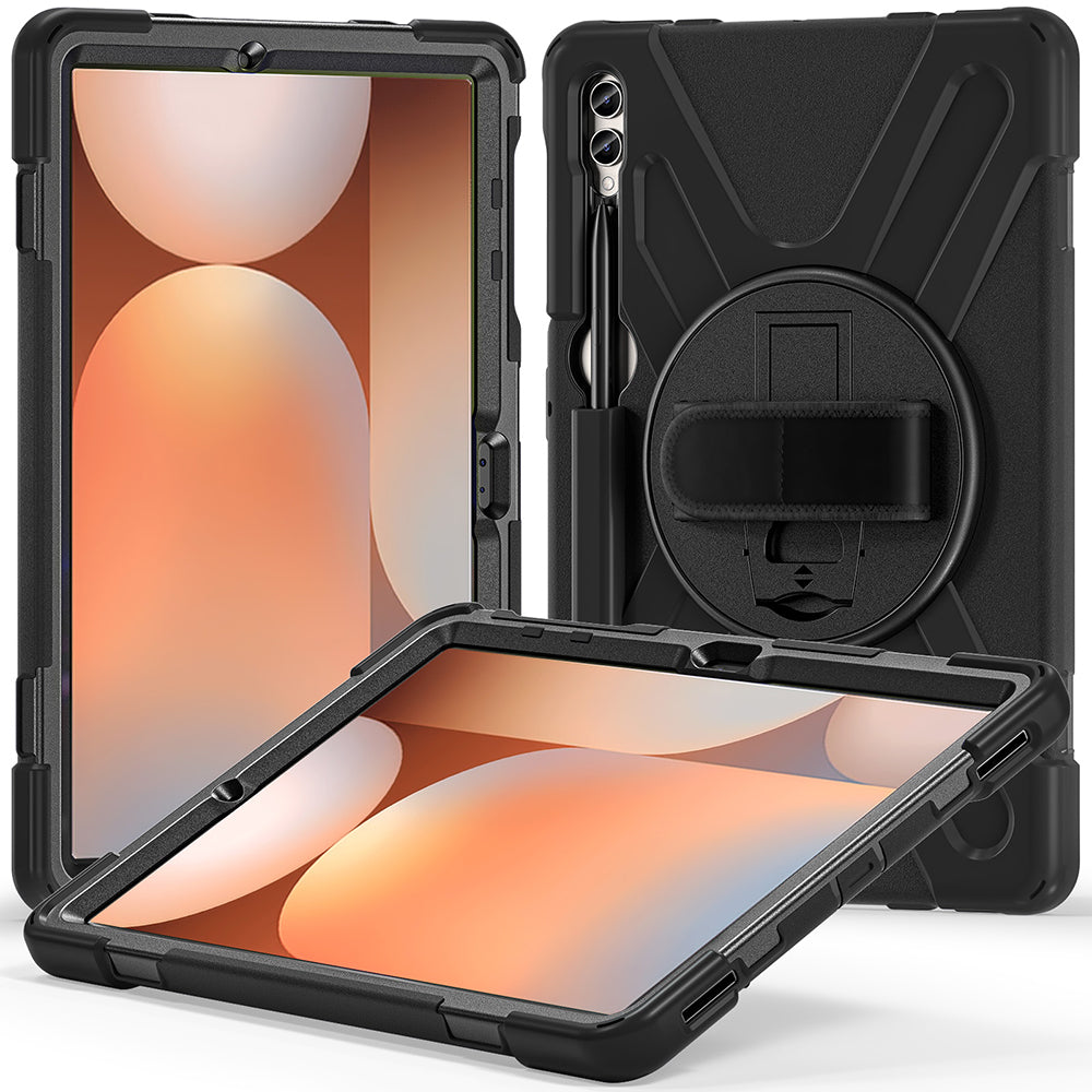 Galaxy Tab S10 Plus Zore Defender Tablet Silikon Siyah