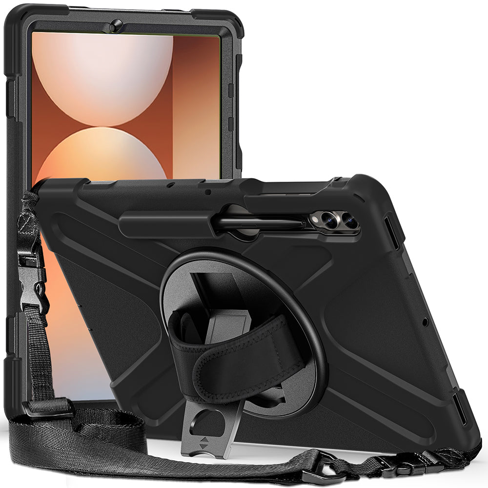 Galaxy Tab S10 Plus Zore Defender Tablet Silikon Siyah