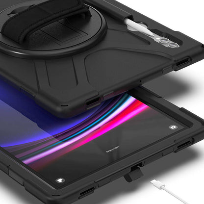 Galaxy Tab S10 Ultra Zore Defender Tablet Silikon Siyah