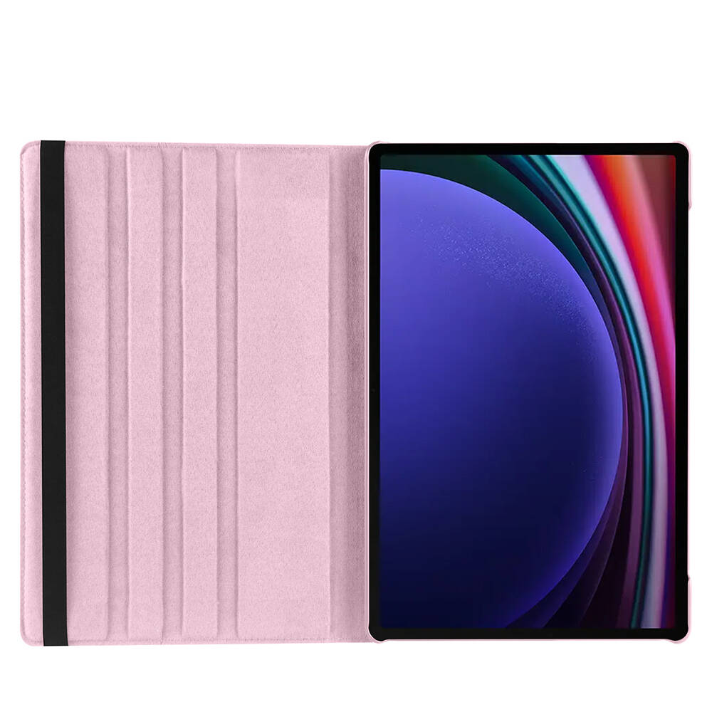Galaxy Tab S10 Ultra Zore Dönebilen Standlı Kılıf Kırmızı