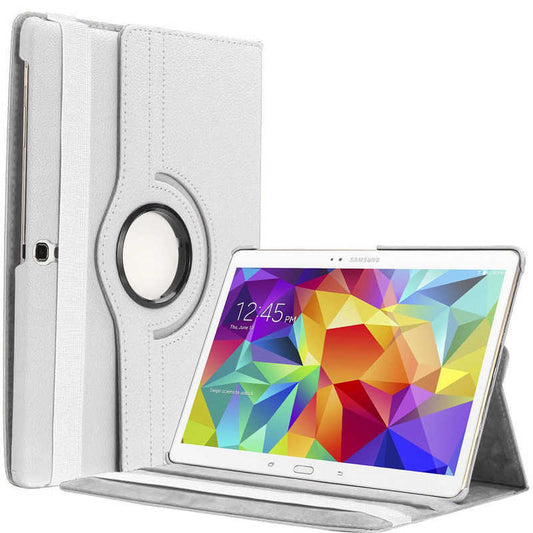 Galaxy Tab S3 9.7 T820 Zore Dönebilen Standlı Kılıf Beyaz