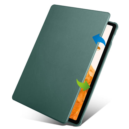 Galaxy Tab S7 FE LTE (T737-T736-T733-T730) Kılıf Zore Termik Kalem Bölmeli Dönebilen Standlı Kılıf Pembe