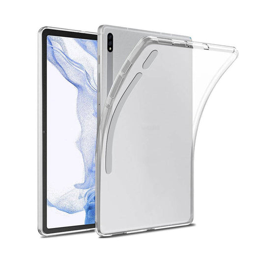 Galaxy Tab S8 Kılıf Zore Tablet Süper Silikon Kapak Renksiz