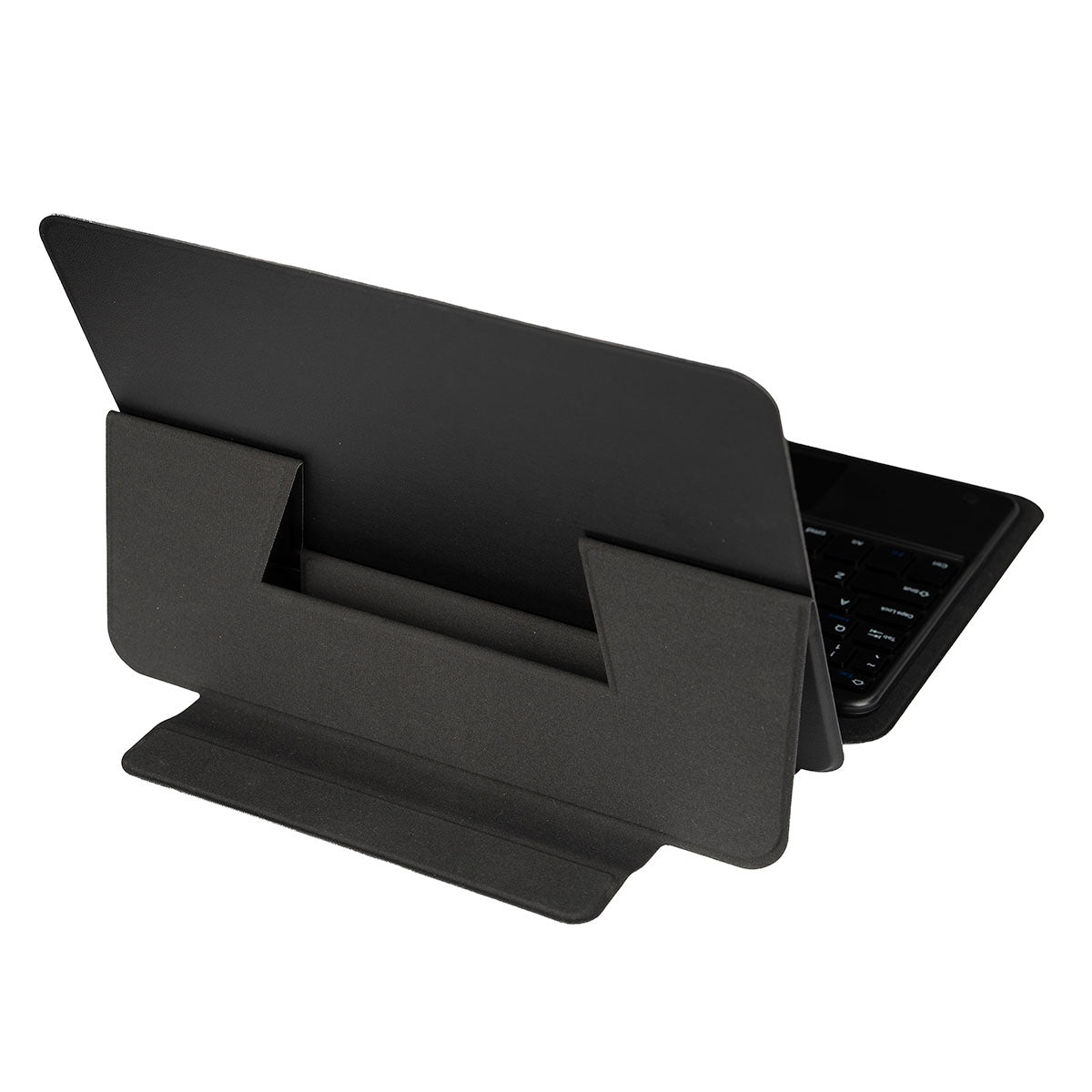 Galaxy Tab S8 Ultra SM-X900 Zore Border Keyboard Bluetooh Bağlantılı Standlı Klavyeli Tablet Kılıfı Siyah