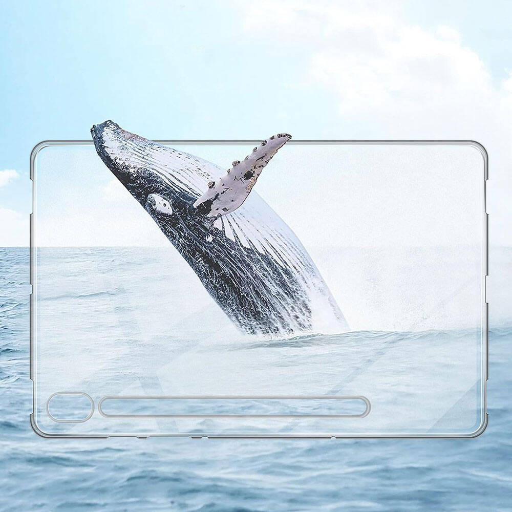 Galaxy Tab S9 FE Kılıf Zore Tablet Süper Silikon Kapak Renksiz