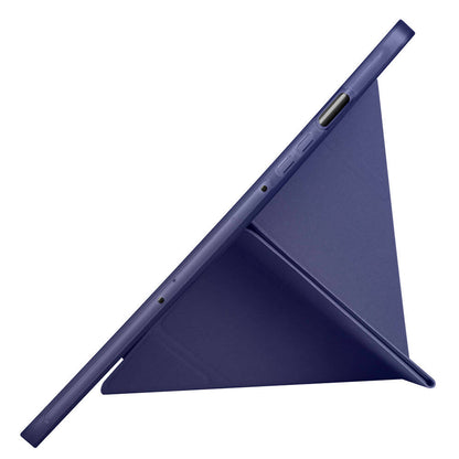 Galaxy Tab S9 FE Kılıf Zore Tri Folding Kalem Bölmeli Standlı Kılıf Gri