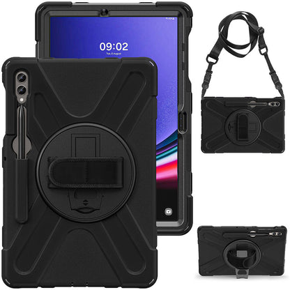 Galaxy Tab S9 FE Plus Zore Defender Tablet Silikon Siyah