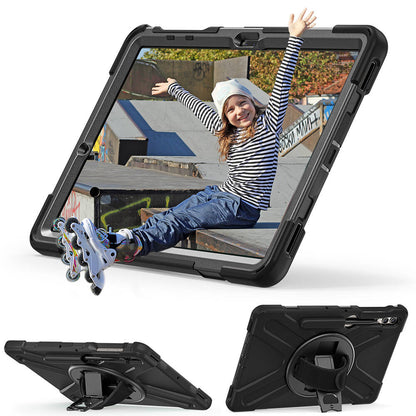 Galaxy Tab S9 FE Plus Zore Defender Tablet Silikon Siyah