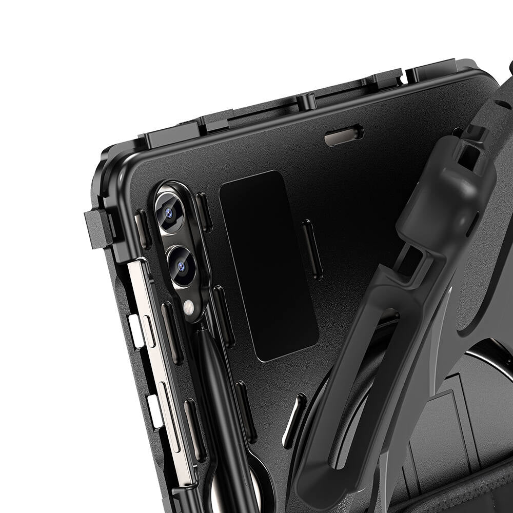Galaxy Tab S9 FE Plus Zore Defender Tablet Silikon Siyah