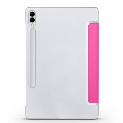 Galaxy Tab S9 FE Plus Zore Smart Cover Standlı 1-1 Kılıf Kırmızı
