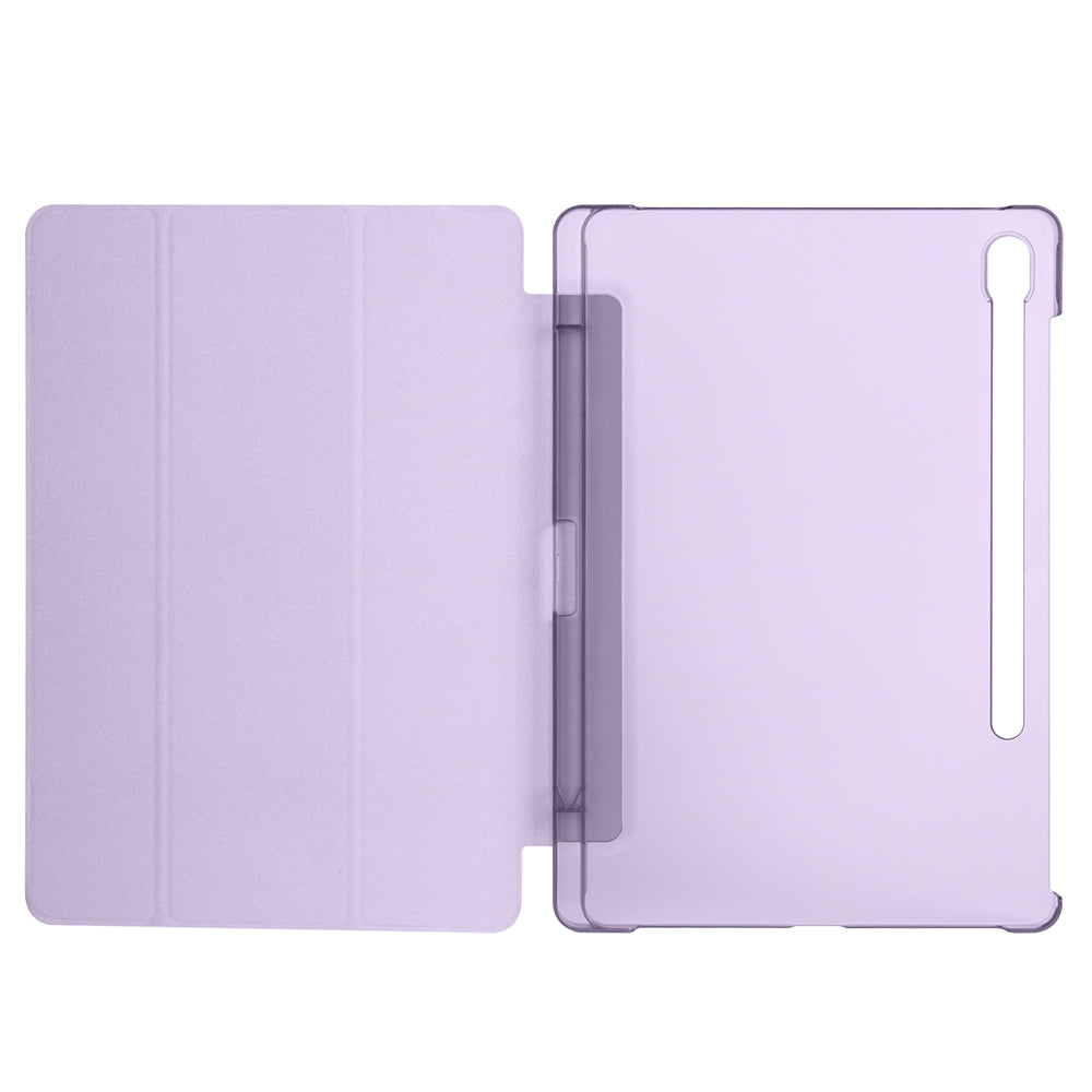 Galaxy Tab S9 FE Zore Smart Cover Kalem Bölmeli Standlı 1-1 Kılıf Petrol Mavi
