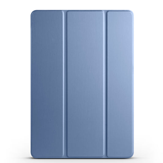 Galaxy Tab S9 FE Zore Smart Cover Kalem Bölmeli Standlı 1-1 Kılıf Petrol Mavi