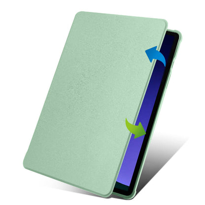 Galaxy Tab S9 Kılıf Zore Termik Kalem Bölmeli Dönebilen Standlı Kılıf Lacivert