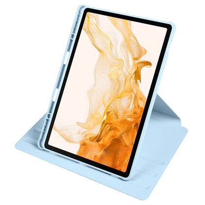 Galaxy Tab S9 Plus Kılıf Zore Termik Kalem Bölmeli Dönebilen Standlı Kılıf Koyu Yeşil