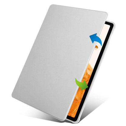 Galaxy Tab S9 Plus Kılıf Zore Termik Kalem Bölmeli Dönebilen Standlı Kılıf Koyu Yeşil