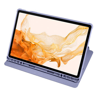 Galaxy Tab S9 Plus Kılıf Zore Termik Kalem Bölmeli Dönebilen Standlı Kılıf Koyu Yeşil