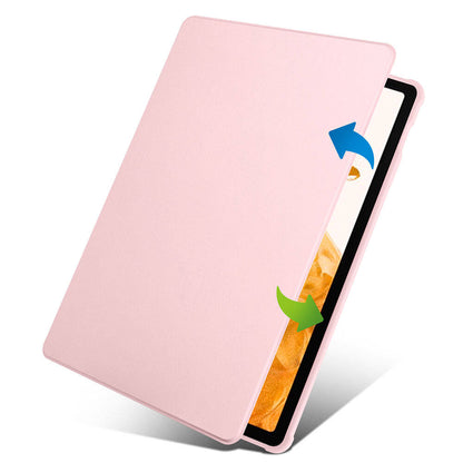 Galaxy Tab S9 Plus Kılıf Zore Termik Kalem Bölmeli Dönebilen Standlı Kılıf Koyu Yeşil