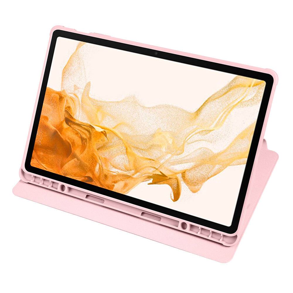 Galaxy Tab S9 Plus Kılıf Zore Termik Kalem Bölmeli Dönebilen Standlı Kılıf Koyu Yeşil