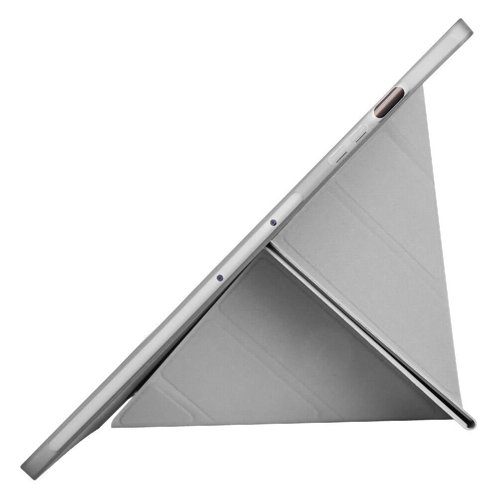 Galaxy Tab S9 Plus Kılıf Zore Tri Folding Kalem Bölmeli Standlı Kılıf Açık Yeşil