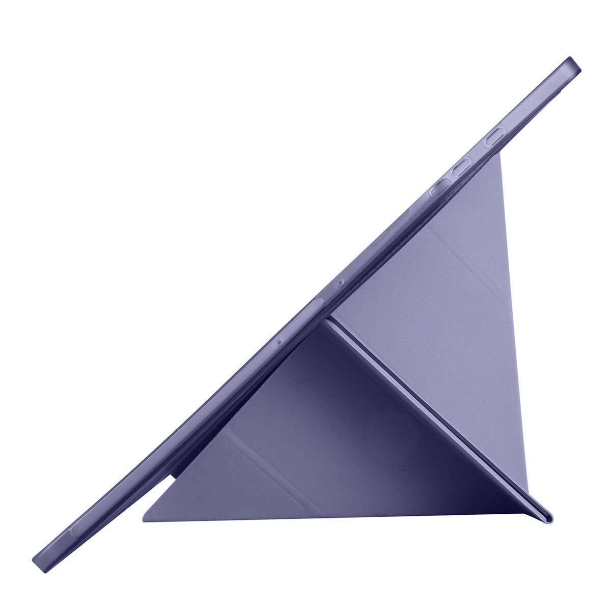 Galaxy Tab S9 Ultra Kılıf Zore Tri Folding Kalem Bölmeli Standlı Kılıf Lacivert