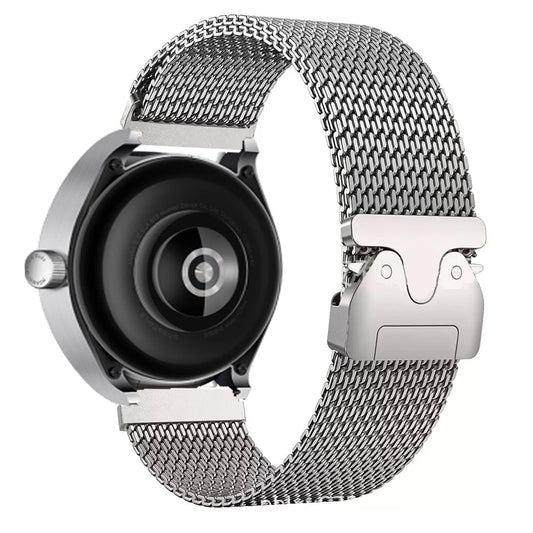 Galaxy Watch 3 45mm Zore KRD-100 22mm Titanyum Hasır Kordon Titanyum-Gümüş