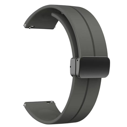 Galaxy Watch 42mm KRD-84 20mm Silikon Kordon Koyu Gri