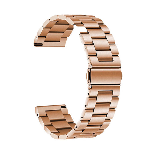 Galaxy Watch 42mm Zore Band-04 20mm Metal Kordon Rose Gold