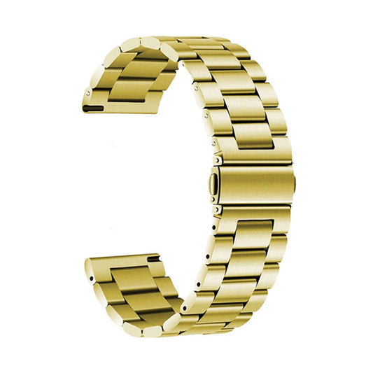Galaxy Watch 42mm Zore Band-04 20mm Metal Kordon Gold