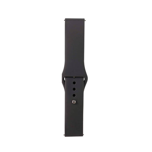 Galaxy Watch 46mm Band Serisi 22mm Klasik Kordon Silikon Strap Kayış Gri