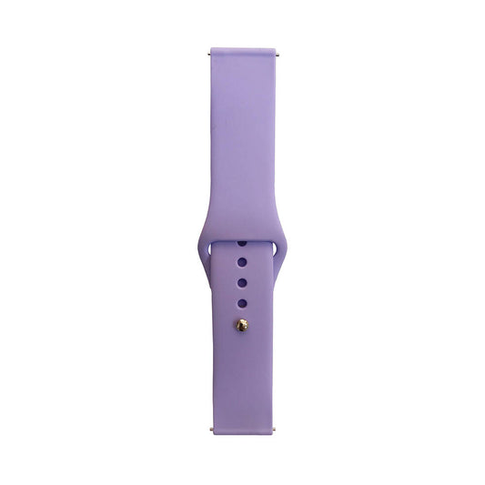 Galaxy Watch 46mm Band Serisi 22mm Klasik Kordon Silikon Strap Kayış Lila