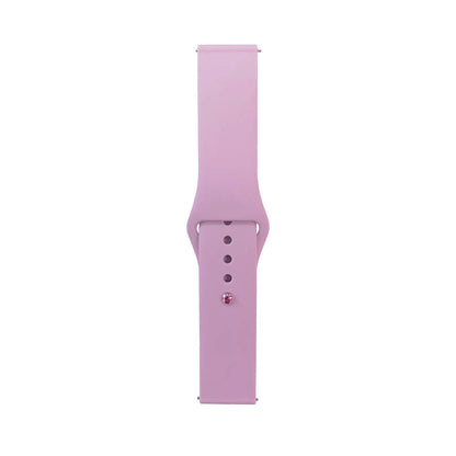 Galaxy Watch 46mm Band Serisi 22mm Klasik Kordon Silikon Strap Kayış Mor