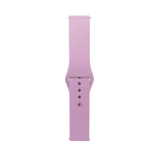 Galaxy Watch 46mm Band Serisi 22mm Klasik Kordon Silikon Strap Kayış Mor