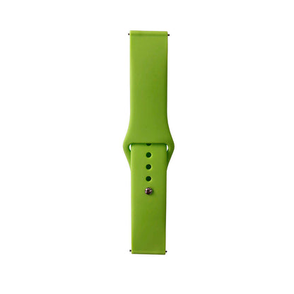 Galaxy Watch 46mm Band Serisi 22mm Klasik Kordon Silikon Strap Kayış Yeşil