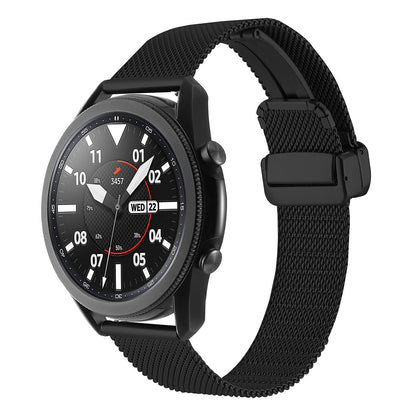 Galaxy Watch 46mm Zore KRD-85 22mm Metal Kordon Siyah